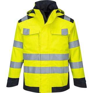 Modaflame Rain Multi Norm Arc Heat and Flame Resistant Jacket Yellow / Navy 2XL