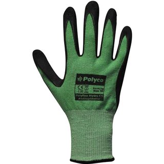 Polyco Polyflex Hydro Safety C5 Gloves Green / Black L