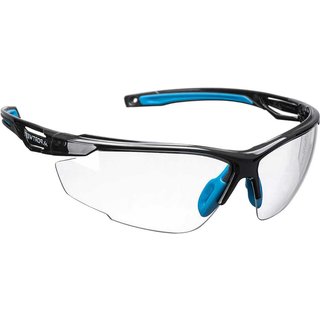 Portwest Anthracite KN Safety Glasses Black Mirror
