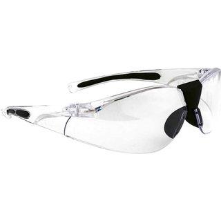Portwest Extra Wrap Around Safety Glasses Black Smoke