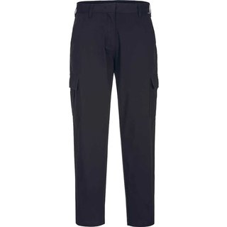 Portwest Womens Stretch Cargo Trousers Black 30" 31"