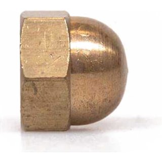Sirius Brass Hexagon Dome Nuts M3