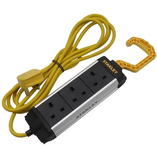 STANLEY® Electrical 3-Gang Powerboard with Foldable Hook 3m SXECFA1AHFE
