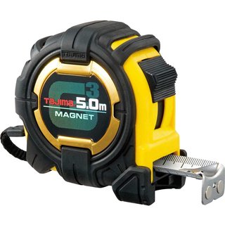 Tajima G Lock Extra Wide Magnetic Tape Measure Metric Metric 5m 27mm