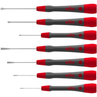 Wiha Picofinish 7 Piece Slotted and Phillips Precision Screwdriver Set