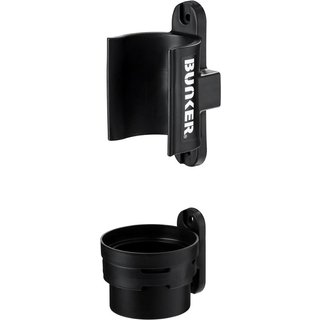 Bunker Magnetic Grease Gun Holder and Drip Tray Black
