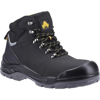 Amblers Safety As252 Lightweight Water Resistant Leather Safety Boots Black Size 12