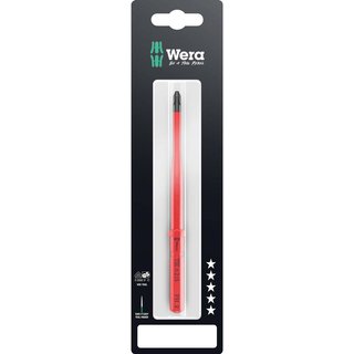Wera Kraftform Kompakt 62 iS VDE Extra Slim Phillips Screwdriver Blade PH1 154mm