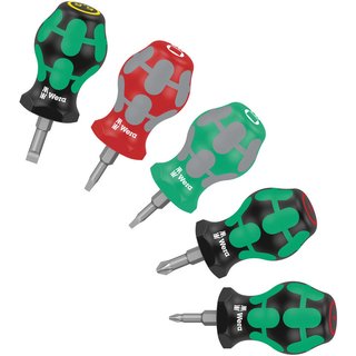 Wera Kraftform 5 Piece Stubby Screwdriver Set
