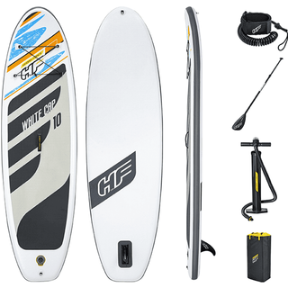 Bestway 10ft Hydro-Force White Cap Inflatable Paddle Board SUP Set