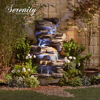 Serenity - Cascading Rock Pool Water Feature