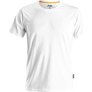 Snickers 2526 Mens Allround Work Organic Cotton T Shirt White XL