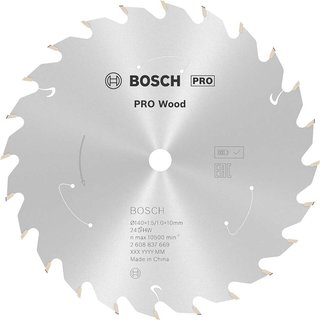 Bosch PRO Cordless Wood Cutting Circular Saw Blade 140mm 24T 10mm