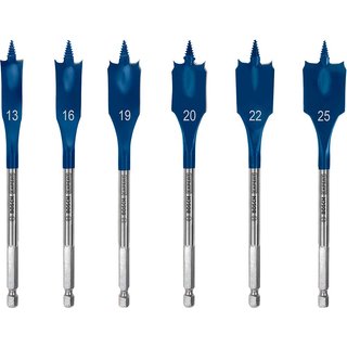 Bosch Expert Self Cut Bit Set 13 16 19 20 22 25Mm 6Pc