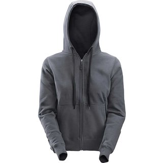 Snickers Ladies Zip Hoodie Steel Grey L