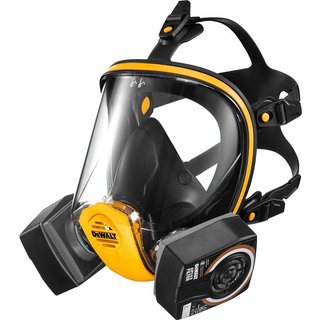 DEWALT Respiration A2P3 Full Face Mask Respirator - Medium DXIR1FFMMA2P3