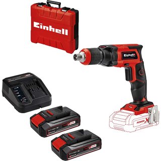 Einhell TE-DY 18 Li 18v Cordless Drywall Screwdriver 2 x 2.5ah Li-ion Battery Charger Case