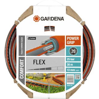 Gardena Comfort FLEX Hose Pipe 1/2" / 12.5mm 30m Grey & Orange