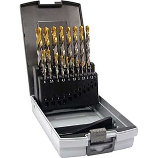 Guhring No 234 50 Piece HSS TiN-Tip Coated 1.0mm - 5.9mm By 0.1mm Drill Set