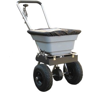Handy THSS80 Stainless Steel Push Feed, Grass and Salt Broadcast Spreader 36kg