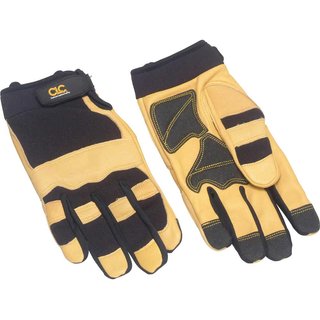 Kuny's Hybrid-275 Top Grain Leather Neoprene Cuff Gloves - Large 275L