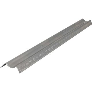 Maun Metal Safety Rule Metric 300mm 1774-300