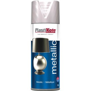 PlastiKote Metallic Spray Brushed Nickel 400ml 004402