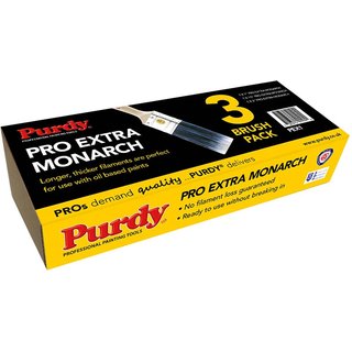 Purdy 3 Piece Pro Extra Monarch Synthetic Paint Brush Set