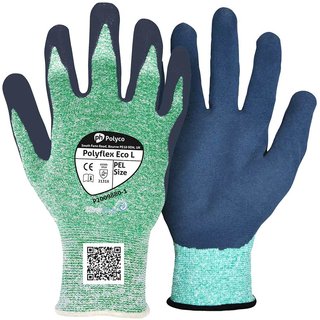 Polyco PEL Polyflex ECO L Latex Coated Gloves L