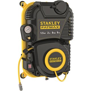 Stanley® Air Compressors FMXCMD152WE FatMax® Wall Mounted Air Hose 1.5 HP 8 Bar 9m FMXCMD152WE