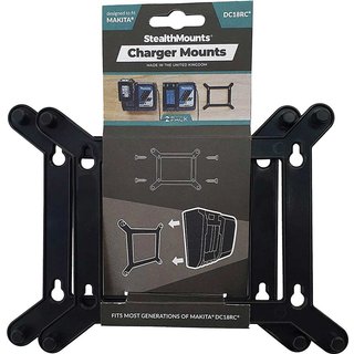Stealth Mounts Charger Mount for Makita DC18RC Charger Black