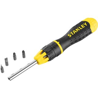 Stanley 0-68-010 Multibit Ratchet Screwdriver + 10 Bits 0-68-010