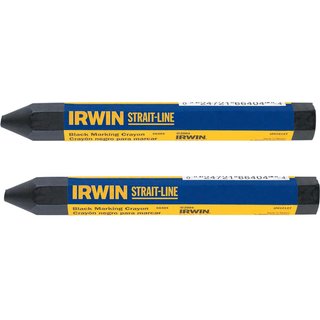 IRWIN® STRAIT-LINE® Crayon Black (Card 2) T666042