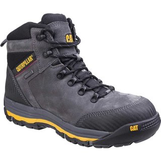 Caterpillar Mens Munising Waterproof Safety Boots Dark Shadow Size 9