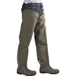 Amblers Safety Forth Thigh Safety Wader Green Size 9