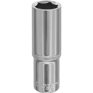 Siegen 1/2" Drive Deep Hexagon WallDrive Socket Metric 1/2" 18mm