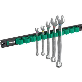 Wera 6003 Joker 2 5 Piece Ring Spanner Set on Magnetic Rail