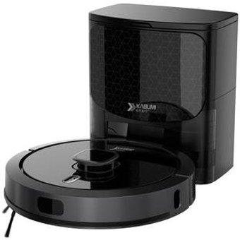 Robô Aspirador e Passa Pano KABUM! smart 900 - 5 Modos de Limpeza, Base 2 em 1, Mapeamento 3D - 220v - Preto - KBSF010