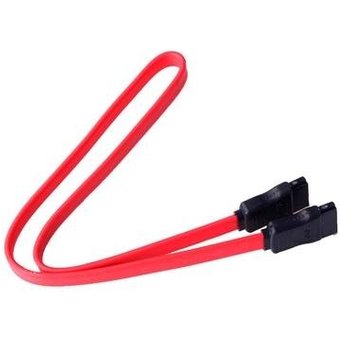 Cabo HD Serial SATA MD9, 45cm, com Trava, Vermelho - 3407
