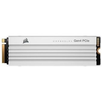 SSD Corsair MP600 PRO LPX, 1TB, M.2 2280, PCIe 4.0 x4, NVMe, Leitura: 7100 MB/s, Gravação: 5800 MB/s, Branco - CSSD-F1000GBMP600PLPW