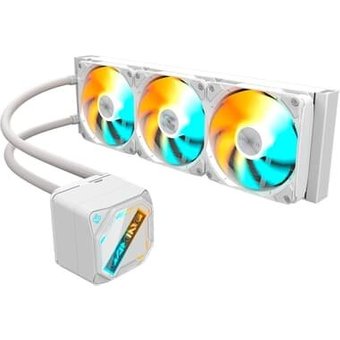 Water Cooler Gigabyte Gaming 360, RGB, 360mm, AMD e Intel, Branco - GP-GIGABYTE GME 360I