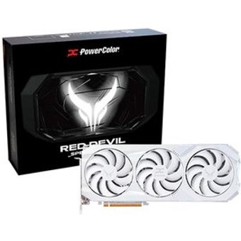 Placa de Vídeo PowerColor Red Devil Spectral White AMD Radeon RX 9070 XT 16GB GDDR6 - RX9070XT 16G-E/OC/WHITE