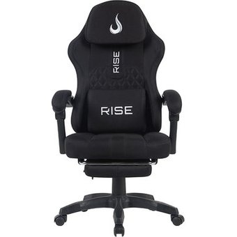 Cadeira Gamer Rise Mode Z11, Ângulo Ajustável, Tecido, Preto - RM-CG-Z11-BK