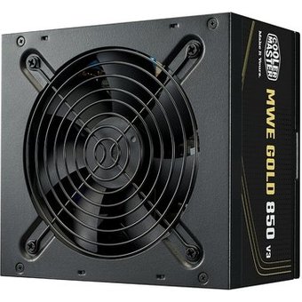 Fonte Cooler Master MWE Gold 850 V3, 850W, 80 Plus Ouro, ATX 3.1, PFC Ativo, Preto - MPE-8506-ACAG-BBR