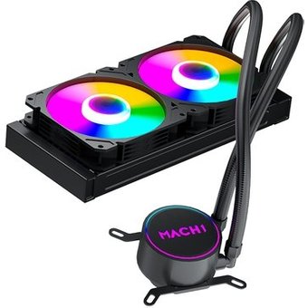 Water Cooler MACH1 Logic, RGB, 240mm, AMD e Intel, Preto - GK240