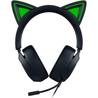 Headset Gamer Razer Kraken Kitty V3 X, RGB Chroma, Iluminação nas Orelhas, USB, Preto - RZ04-05350200