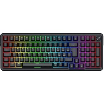 Teclado Magnético Gamer Redragon Eisa, 1800 Compact, RGB, Switch UltraMag Linear, ABNT2, Preto - K686RGB-M
