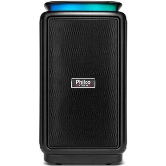 Caixa de Som Portátil Philco PBS56 Extreme, Bluetooth, LED, 50W RMS, Bivolt, Preta - 56603811