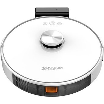 Robô Aspirador e Passa Pano KABUM! smart 700 - 5 Modos de Limpeza, Mapeamento a Laser 3D, Base de Carregamento - Bivolt - Branco - KBSF006