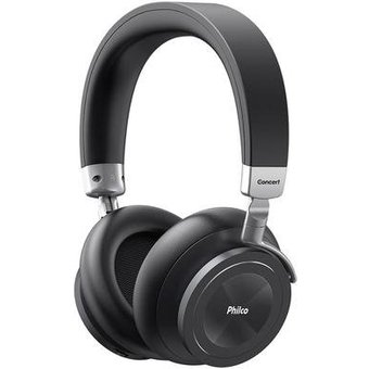 Fone de Ouvido Bluetooth Philco PFO05BTSG, Cancelamento de Ruído ANC, Drivers 40mm, Preto - 56605015